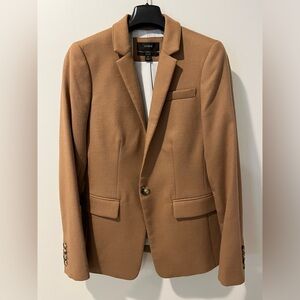 J Crew Regent Wool Blazer Camel Size 0